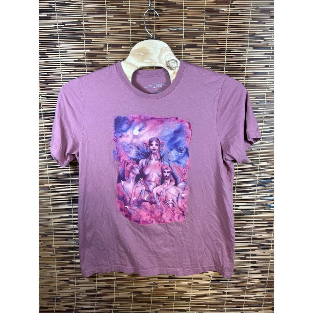 Melanie Martinez Trilogy Tour Oil Canvas Tee Authentic Tour Merch XXL PINK